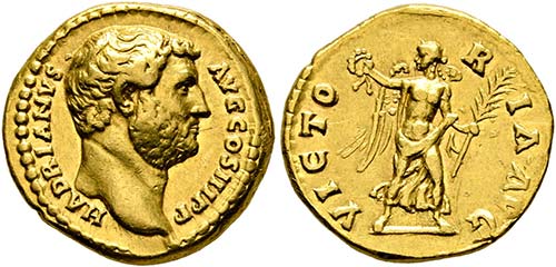 Hadrianus (117-138) - Aureus (7,14 ... 