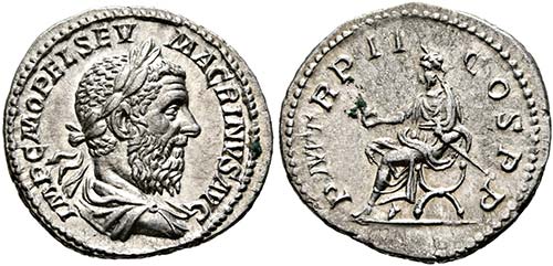 Macrinus (217-218) - Denarius ... 