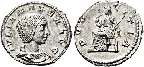 Iulia Maesa (218-224) - Denarius ... 