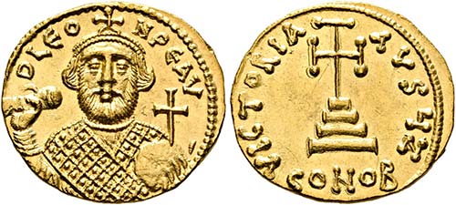 Leontius (695-698) - Solidus (4,47 ... 