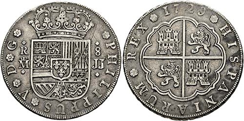 SPANIEN - Philipp V. 1700-1746 - 8 ... 