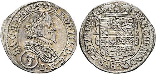 Ferdinand III. 1637-1657 - 3 ... 