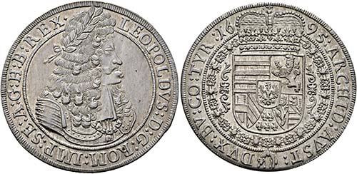 Leopold I. 1657-1705 - Taler 1695 ... 