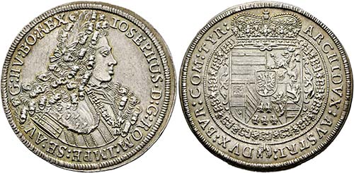 Josef I. 1705-1711 - 1/2 Taler o. ... 