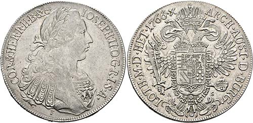 Josef II. 1765-1790 - Taler 1766 ... 