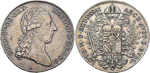 Josef II. 1765-1790 - Taler 1788 A ... 
