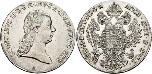Leopold II. 1790-1792 - Taler 1790 ... 