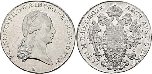 Franz II. 1792-1806-(1835) - Taler ... 