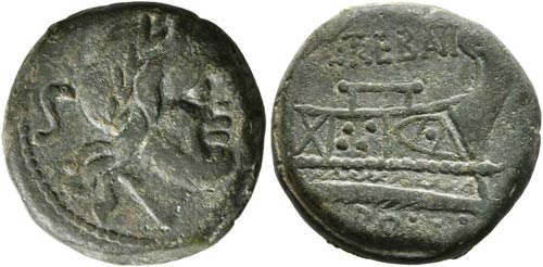L. Trebanius - Semis (9,30 g), 135 ... 