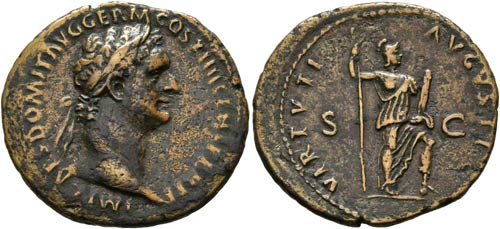 Domitianus (81-96) - As (10,19 g), ... 