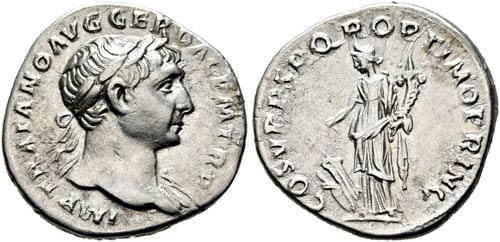 Traianus (98-117) - Denarius (3,08 ... 