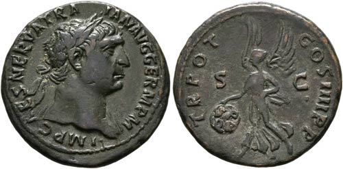 Traianus (98-117) - As (10,46 g), ... 