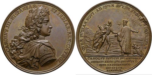 Karl VI. 1711-1740 - AE-Medaille ... 