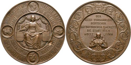 Wien - AE-Medaille (69mm) 1856 von ... 