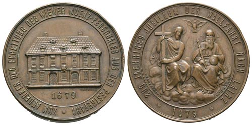 Wien - AE-Medaille (37mm) 1879 von ... 