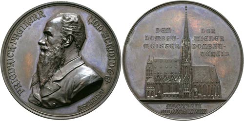 Wien - AE-Medaille (58mm) 1888 von ... 