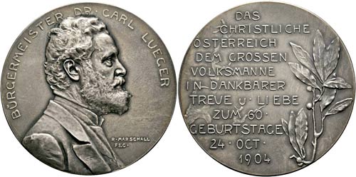 Wien - Lot 4 Stück; AE-Medaillen ... 