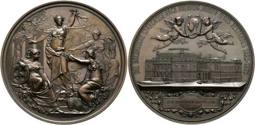 Prag - AE-Medaille (65mm) 1875 von ... 