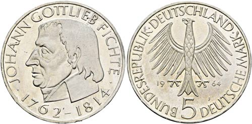 Bundesrepublik - 5 Deutsche Mark ... 