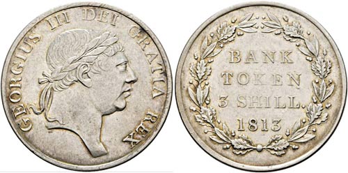Georg III. 1760-1820 - 3 Shillings ... 
