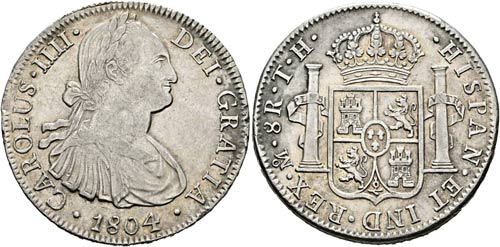 Karl IV. 1788-1808 - 8 Reales 1804 ... 
