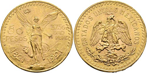 MEXIKO - 50 Pesos 1821-1921 100 ... 