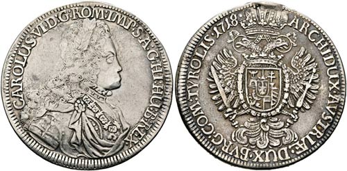 Karl VI. 1711-1740 - Taler 1718 ... 