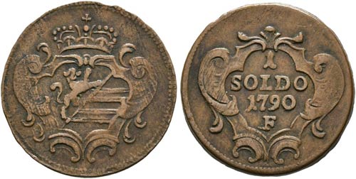 Josef II. 1765-1790 - Soldo 1790 F ... 