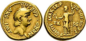 (D)   Nero (54-68).  Aureus (7,55 g), Roma, ... 