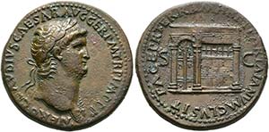 (D)   Nero (54-68).  Sestertius (27,09 g), ... 