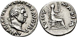 (D)   Vitellius (69).  Denarius (3,42 g), ... 