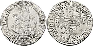 (D)   Ferdinand I. 1521-1564.  Taler o. J., ... 