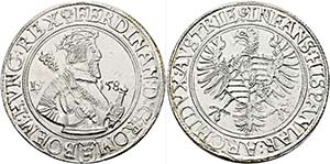 (D)   Ferdinand I. 1521-1564.  Taler 1558, ... 