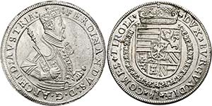 (D)   Erzherzog Ferdinand 1564-1595.  Taler ... 