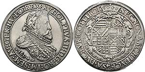 (D)   Rudolf II. 1576-1612.  Doppeltaler ... 