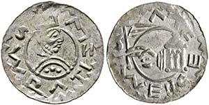 Wratislaus II. 1086-1092 - Denar (0,6g) Prag ... 