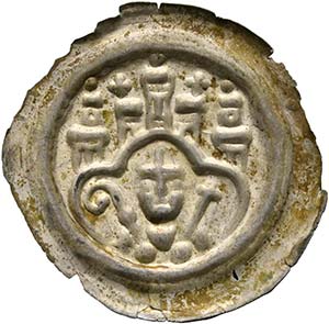 Albrecht v. Käfernburg 1205-1232 - Brakteat ... 
