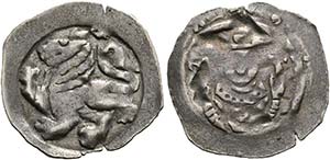 Friedrich II. 1212-1250 - Pfennig (0,73g) ... 