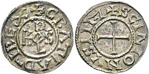 Karl der Kahle 843-877 - Denar (1,63g) St. ... 