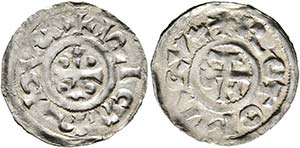 Richard I. 943-996 - Denier (1,19g) Rouen ... 