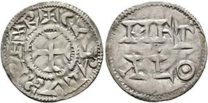 Monnaies Féodales - Poitou - Denar (0,97g) ... 