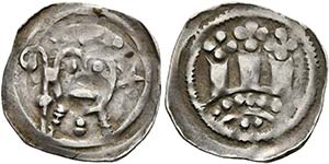 Eberhard I. 1147-1164 - Pfennig (1,25g) ... 