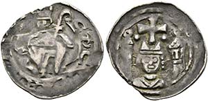Eberhard II. 1200-1246 - Lot 9 Stück; ... 