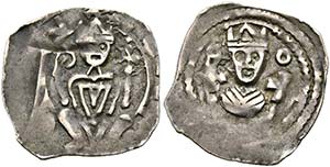 Eberhard II. 1200-1246 - Lot 5 Stück; ... 