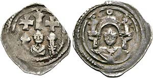 Eb. Eberhard II. 1220-1230 - Lot 3 Stück; ... 
