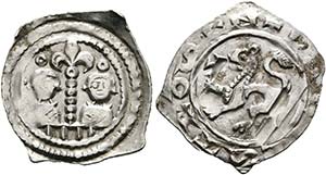 Bernhard von Kärnten 1202-1256 - Pfennig ... 