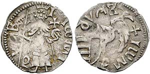 Mircea I. 1383-1418 - Silberdukat (0,52g) ... 