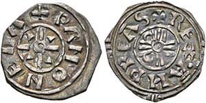 Andreas I. 1046-1060 - Silbermünze (0,62g), ... 