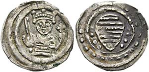 Andreas II. 1205-1235 - Denar (0,69g) Av.: ... 