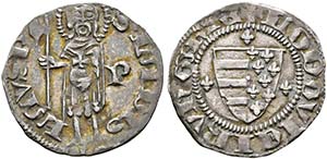 Ludwig I. 1342-1382 - Denar (0,51g) Av.: ... 